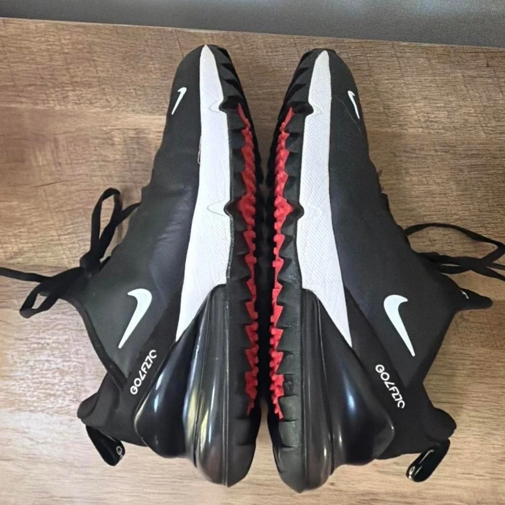 Nike Men’s Black White Red Golf270 Athletic Shoes